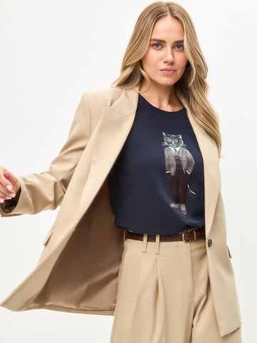 CAT by Maniita Lacitta Shirt 'BRIDE CAT' in Blauw