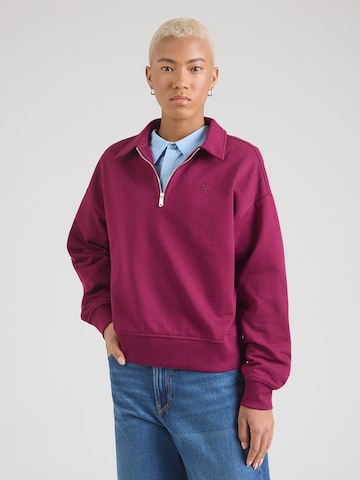 Calvin Klein Jeans Sweatshirt i lilla: forside