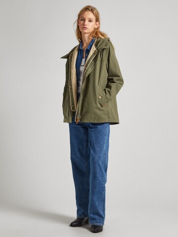 Pepe Jeans Between-Seasons Parka 'Sally' in Green