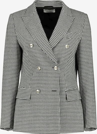 Lavard Blazer als zweireihiger Damenblazer in schwarz / weiß, Produktansicht
