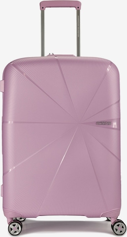 American Tourister Trolley in Lila: Vorderseite