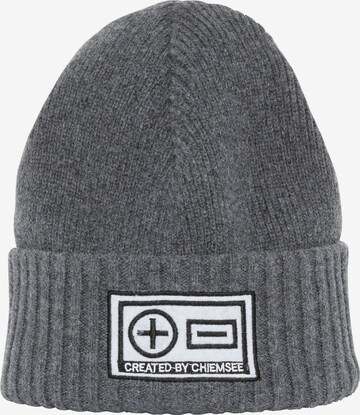 CHIEMSEE Beanie in Grey: front