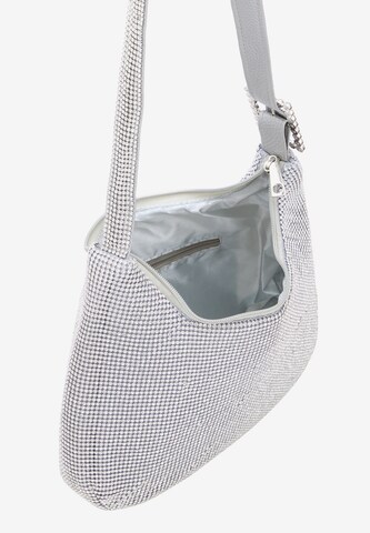 Borsa a spalla di faina in argento