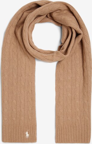 Polo Ralph Lauren Scarf in Beige: front