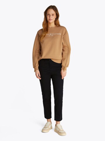 TOMMY HILFIGER Úzky strih Chino nohavice - Čierna