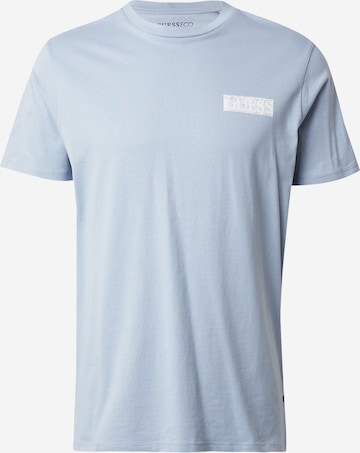 GUESS - Camiseta en azul: frente