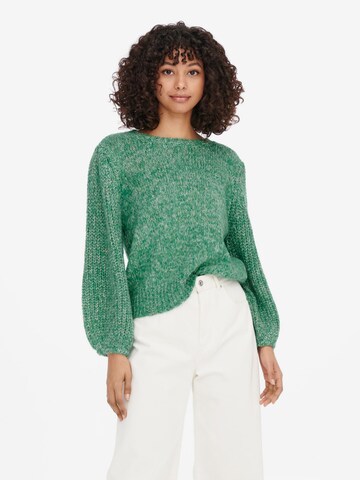 Pull-over 'Henni' ONLY en vert : devant