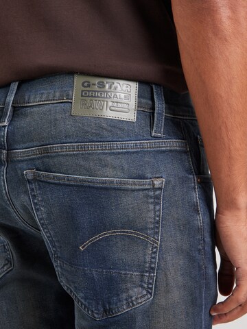 mėlyna G-STAR Prigludęs Džinsai '3301'