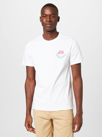 CONVERSE - Camiseta 'GROW TOGETHER' en blanco: frente