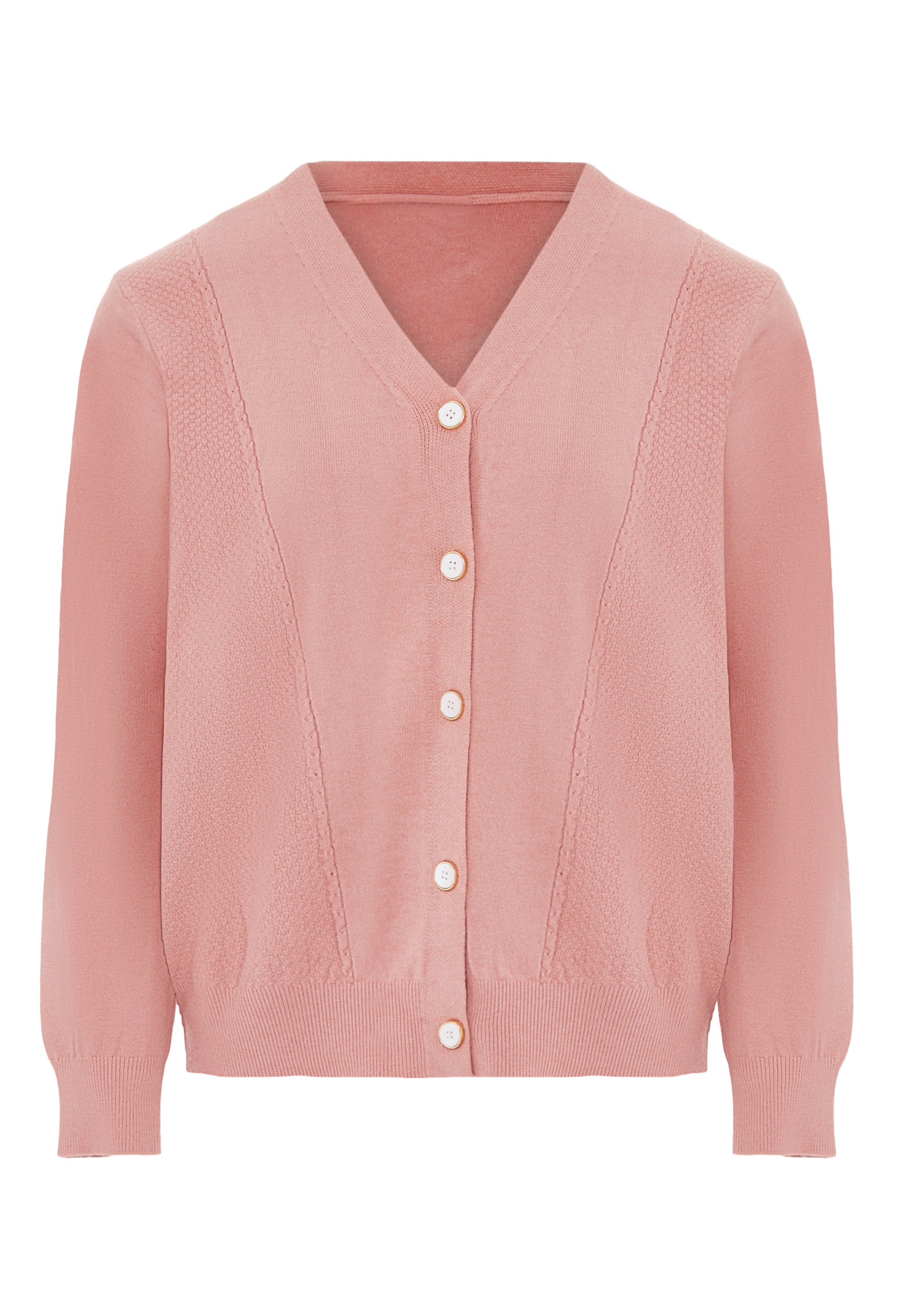 SANIKA - Casaco de malha em rosa: frente