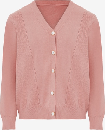 Cardigan SANIKA en rose : devant