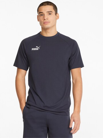 PUMA Funktionsshirt 'TeamFINAL' in Blau: Vorderseite