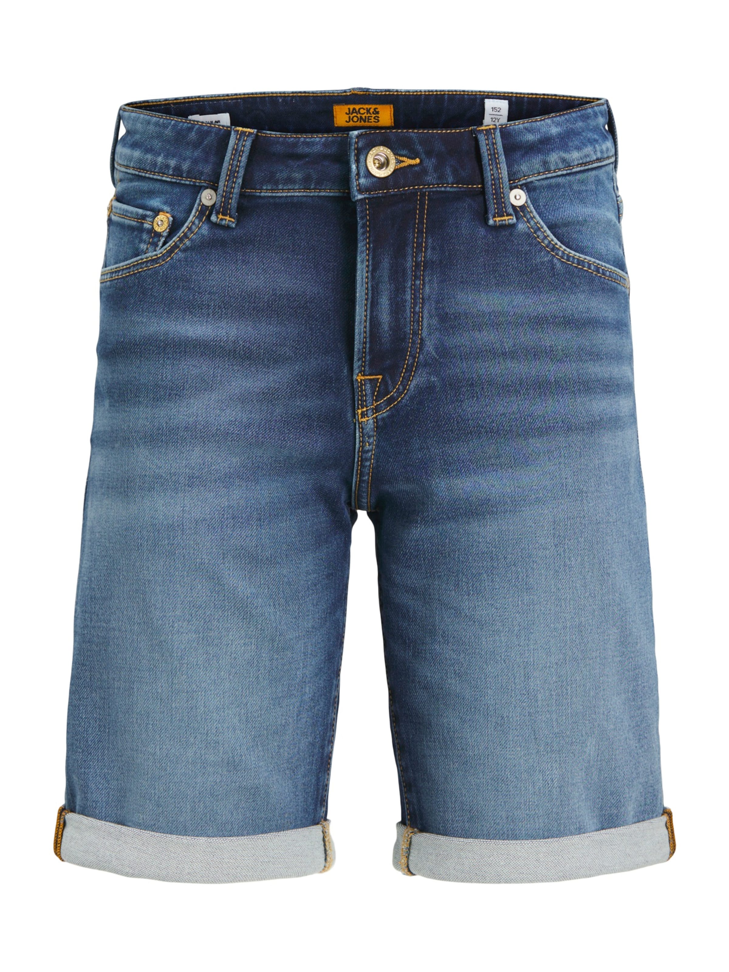 Jack & Jones Junior Regular Shorts 'JJIRick JJIcon' in Blau: Vorderseite