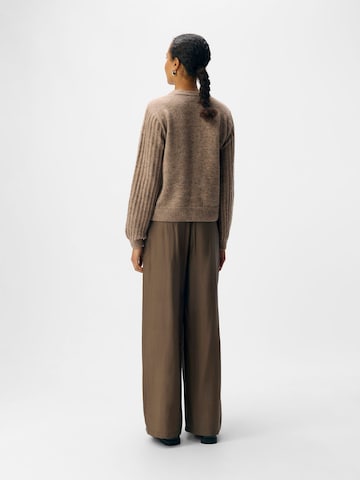 Cardigan 'OBJFlora' OBJECT en beige