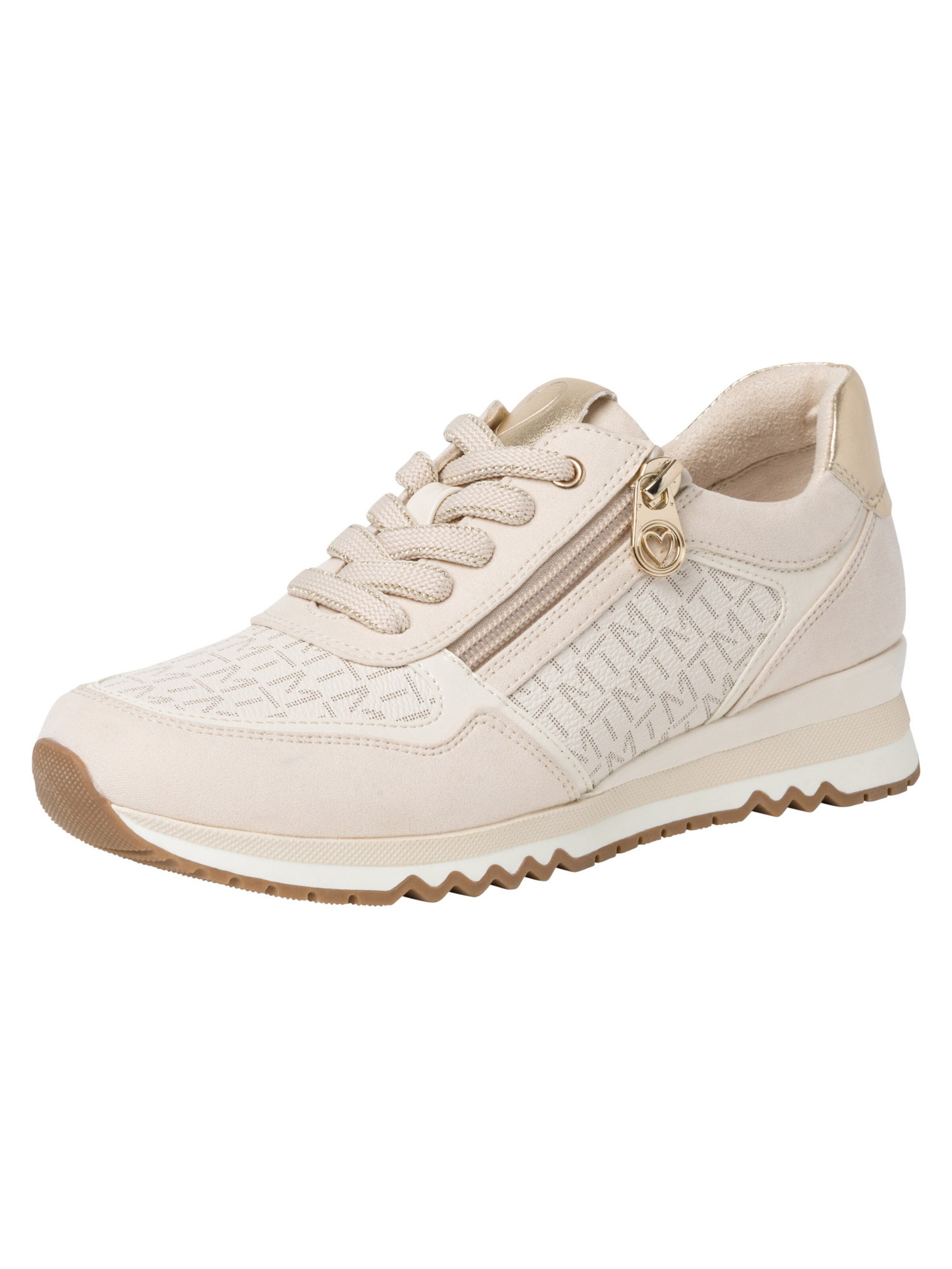 Baskets basses MARCO TOZZI en beige : devant