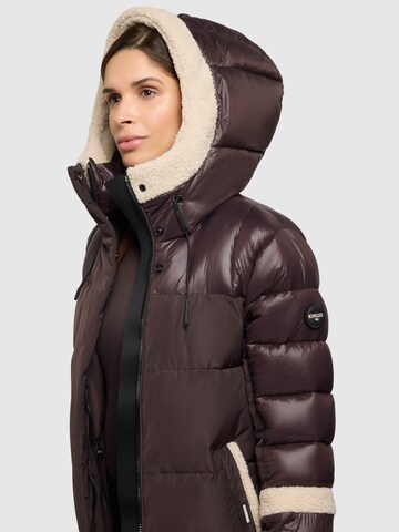 khujo Χειμερινό παλτό 'Desna2' σε καφέ