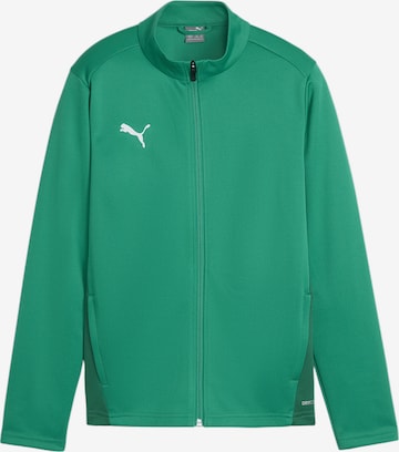 PUMA Athletic Jacket 'Team Goal' in Green: front