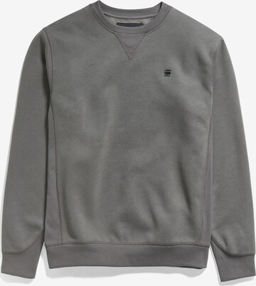 Sweat-shirt G-Star RAW en gris : devant