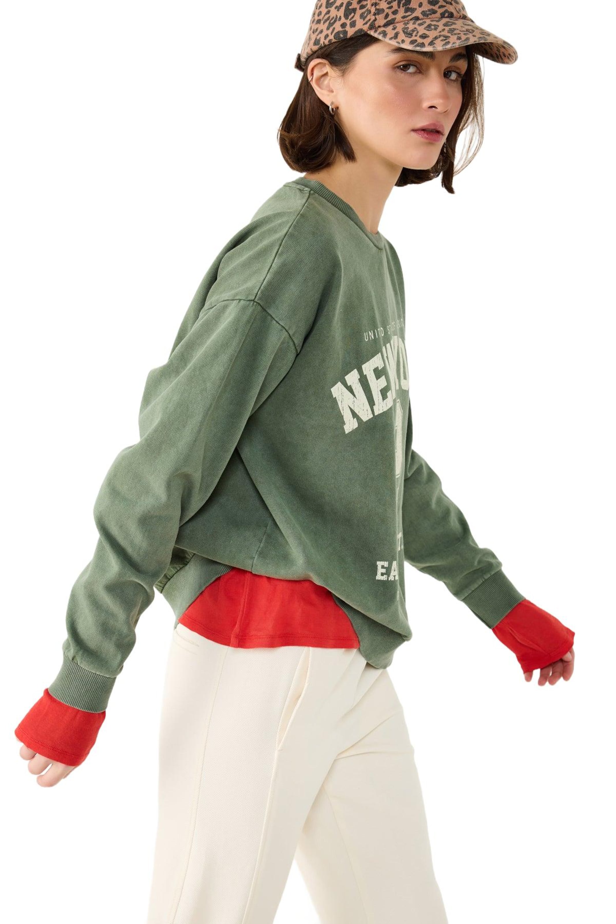 No Matter What Sweatshirt in Grün