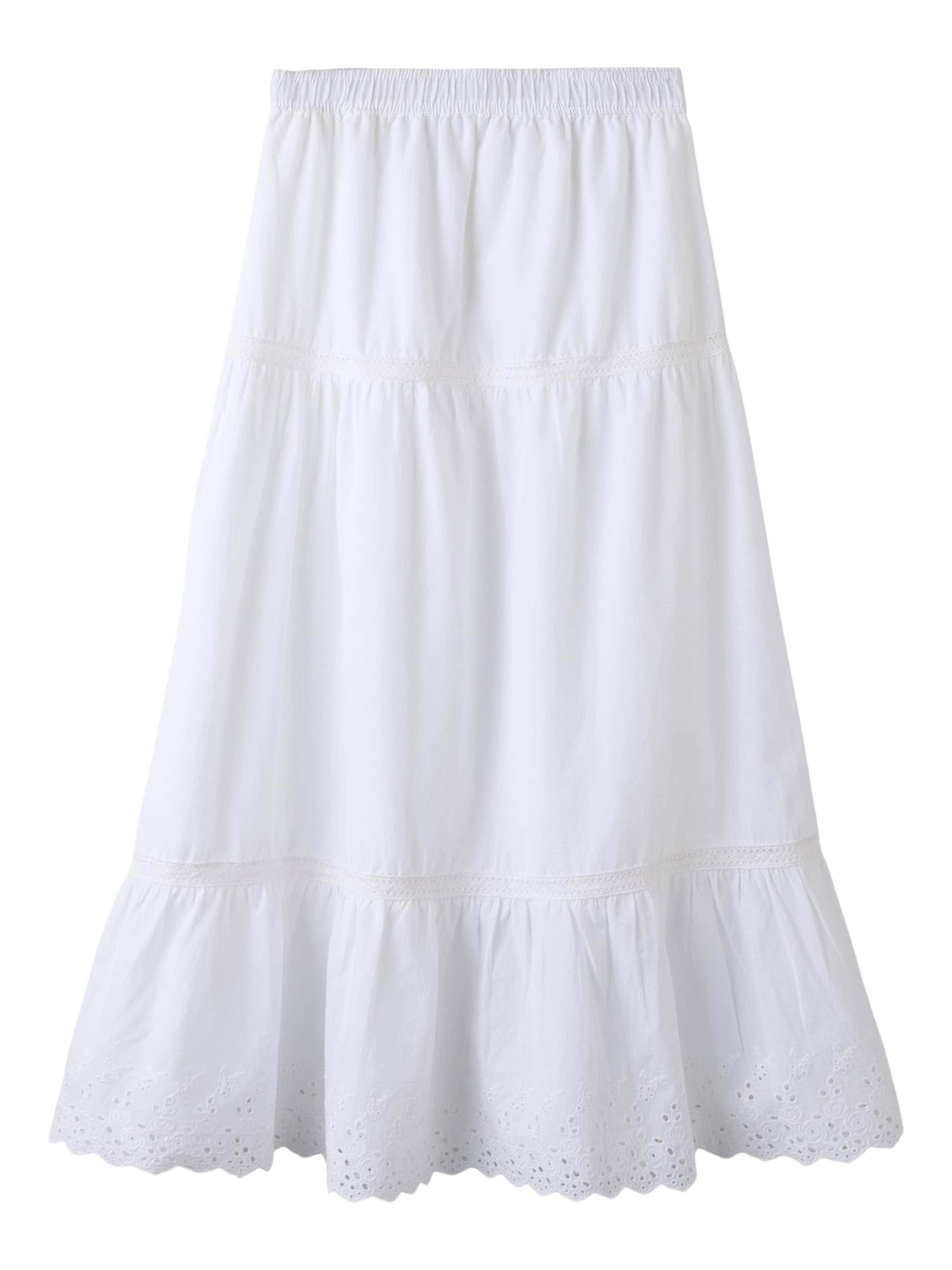 Jupe NAME IT en blanc : devant