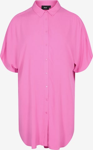 Zizzi Bluse 'Xada' in Pink: predná strana