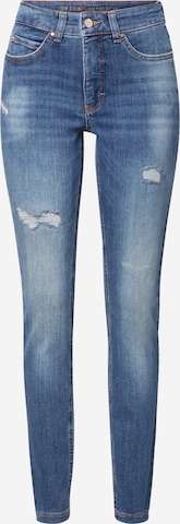 MAC Skinny Jeans in Blue: front