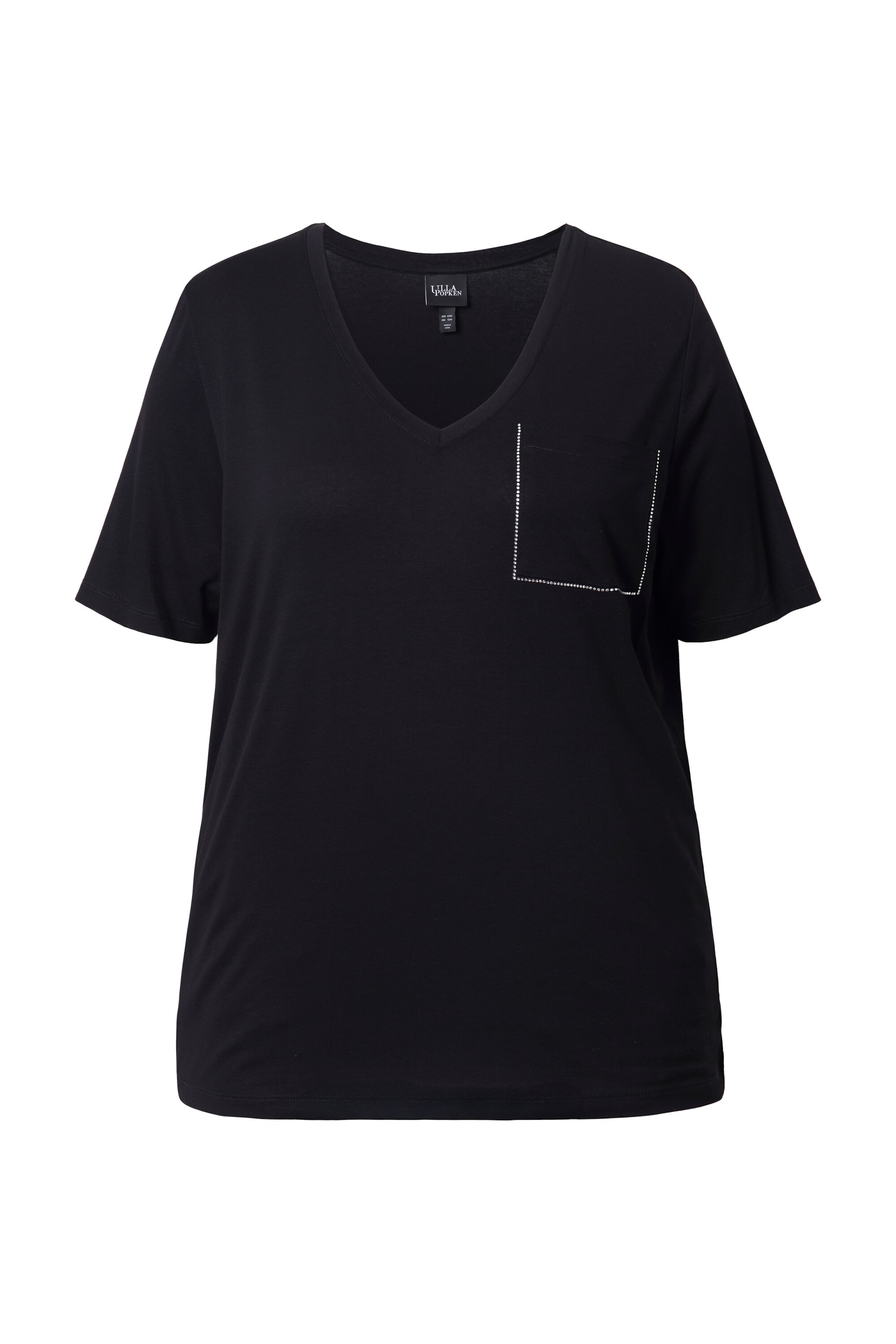 Ulla Popken Shirt in Black: front