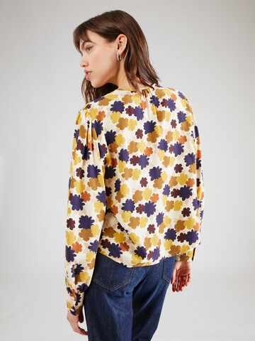 SEIDENSTICKER Blouse 'Schwarze Rose' in Beige