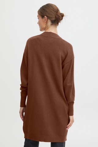 Oxmo Knit Cardigan in Brown