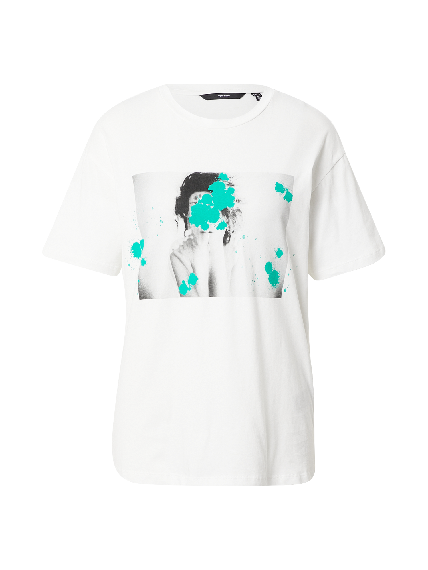 Koszulki & topy Kobiety VERO MODA Koszulka IBAMIA w kolorze Białym 