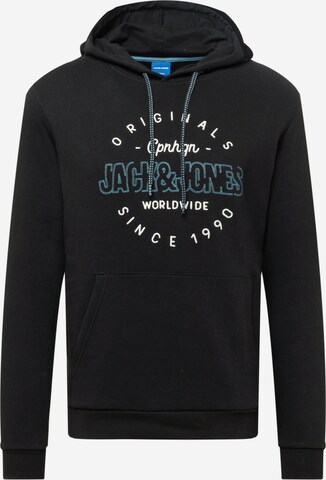 JACK & JONES Sweatshirt 'Surface' in Schwarz: predná strana