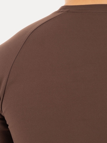 T-Shirt 'Delian' Smilodox en marron