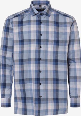 Andrew James Button Up Shirt in Blue: front