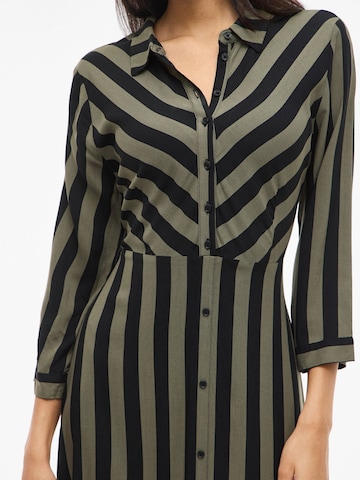 VILA - Vestido camisero 'VIAya Paya' en verde