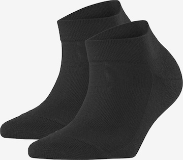 FALKE Socks in Black: front