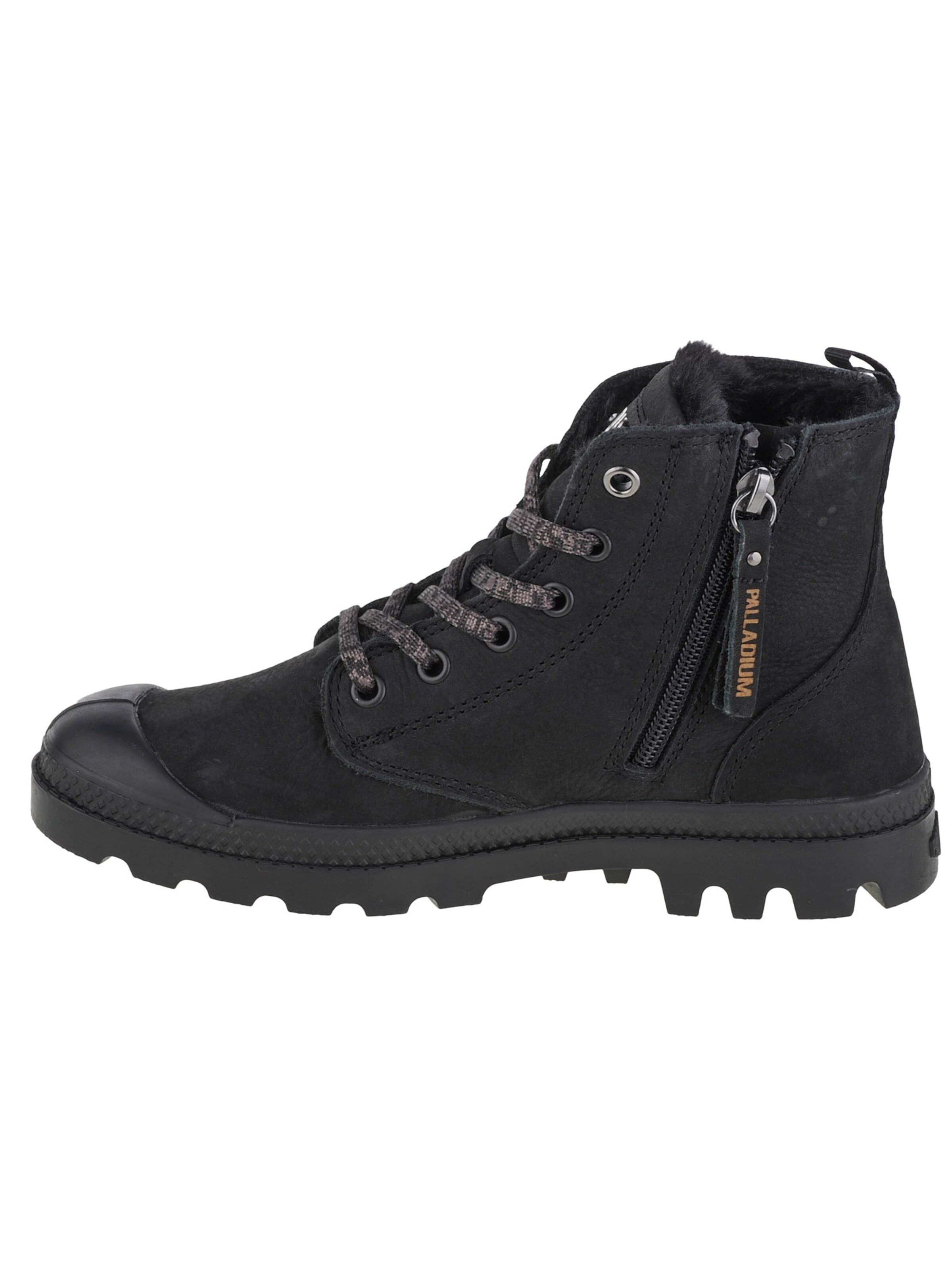 Palladium Sneaker high 'Pampa Hi Zip WL'‌ in Schwarz
