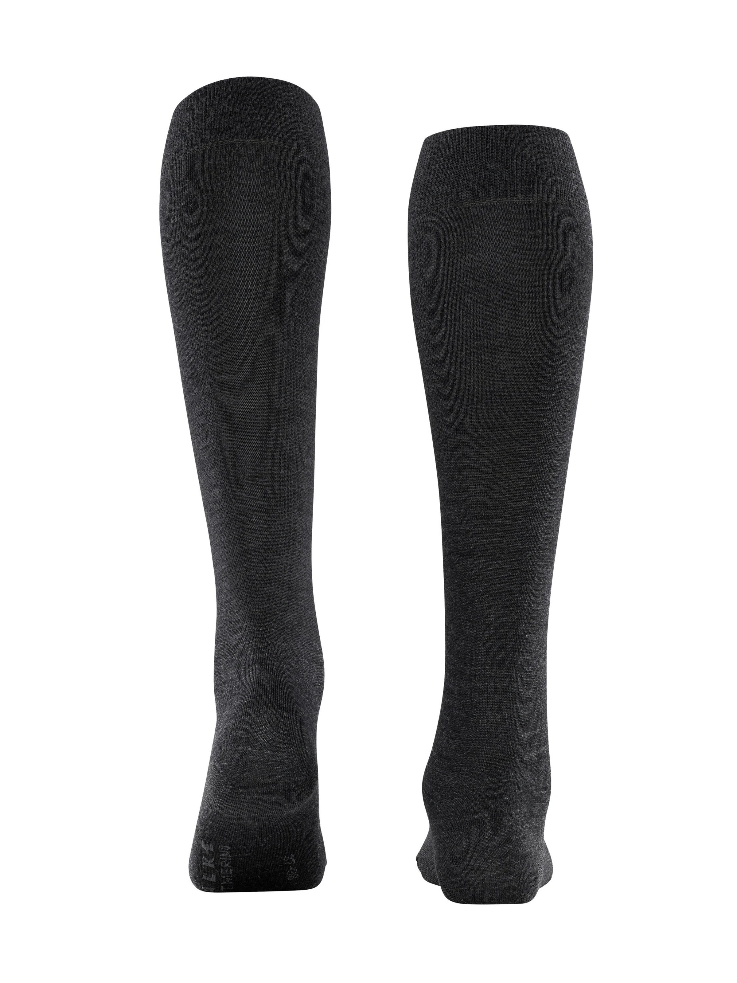 FALKE Knee High Socks 'Softmerino' in Grey