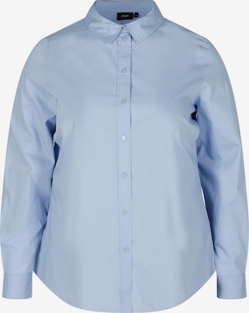 Zizzi Blouse 'EJALA' in Blue: front