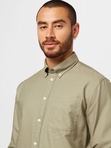 SELECTED HOMME Regular fit Button Up Shirt 'Rick' in Grey