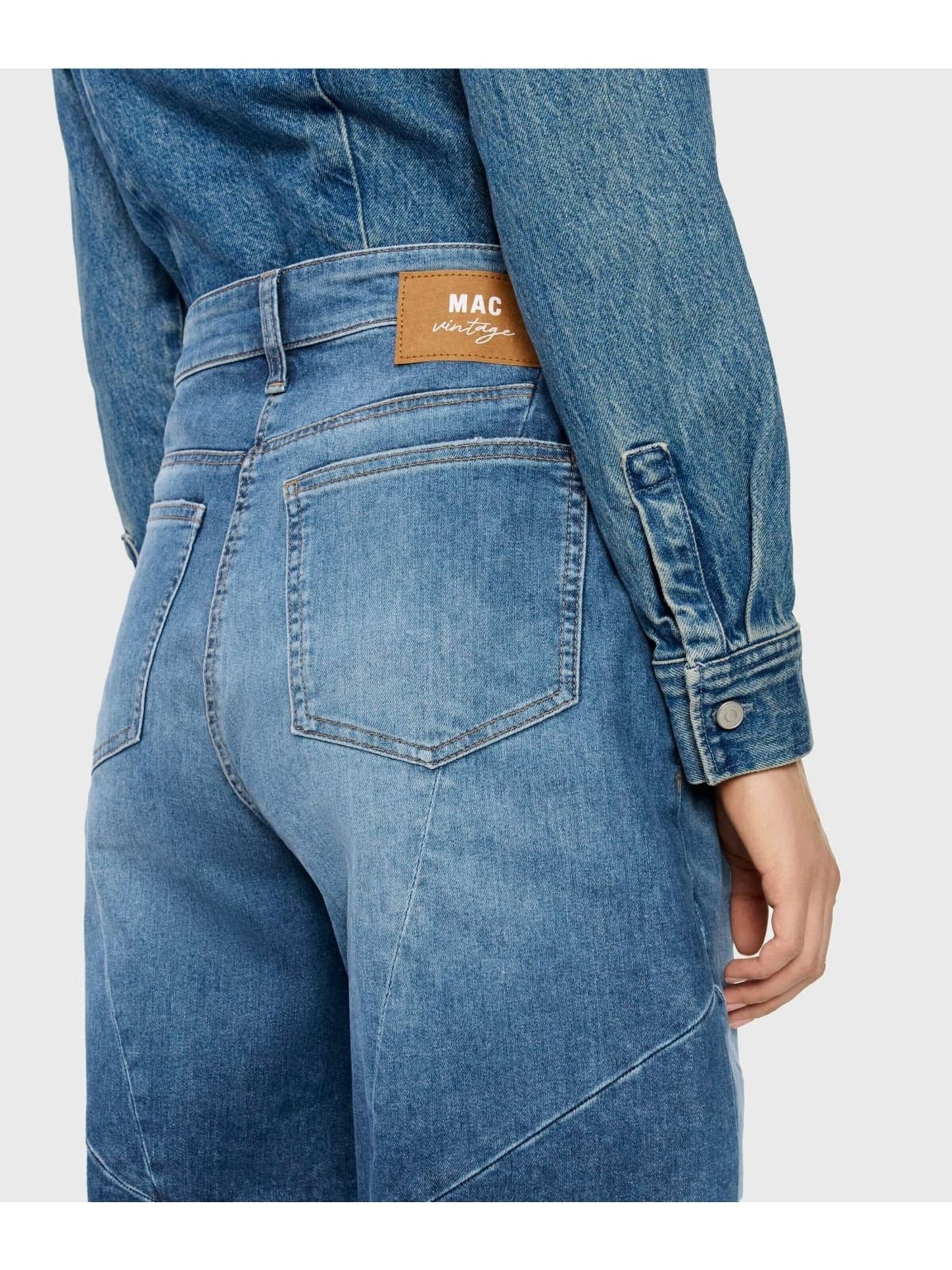 MAC Baggy Jeans in Blauw