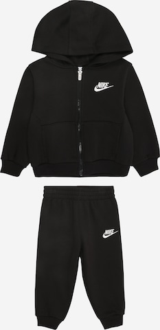 Nike Sportswear Juoksupuku 'CLUB' värissä musta: etupuoli