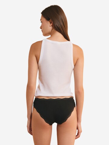ETAM 7er-Pack Baumwollslips 'Jim' in Schwarz