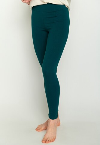 GREENBOMB Skinny Leggings in Green
