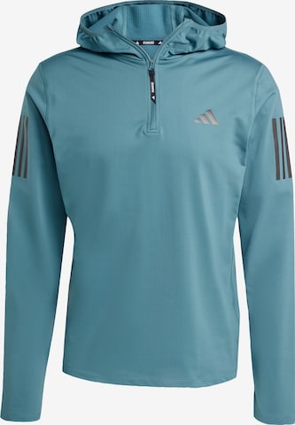 ADIDAS PERFORMANCE - Camiseta funcional 'Own The Run' en verde: frente