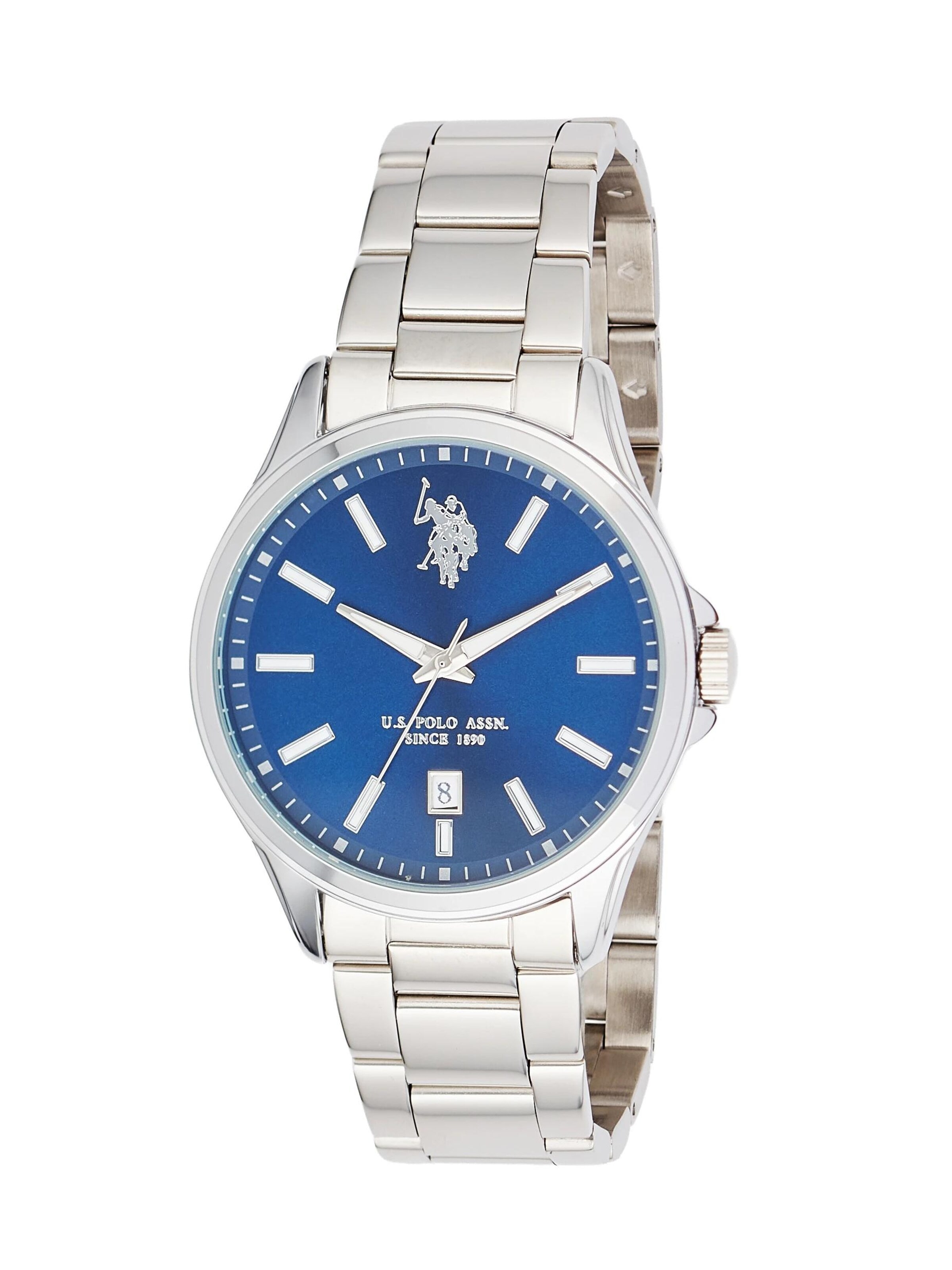U.S. POLO ASSN. Analoguhr 'Blaze'‌‌‌‌‌ in Blau: Vorderseite