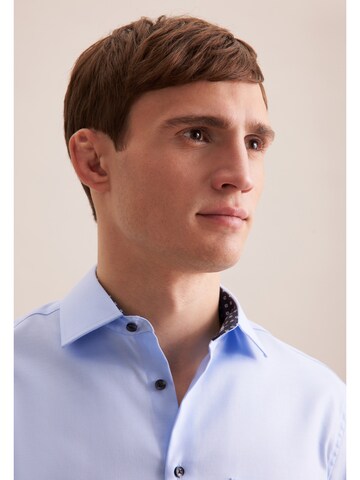 SEIDENSTICKER Regular fit Business shirt 'Smart Essentials' in Blue