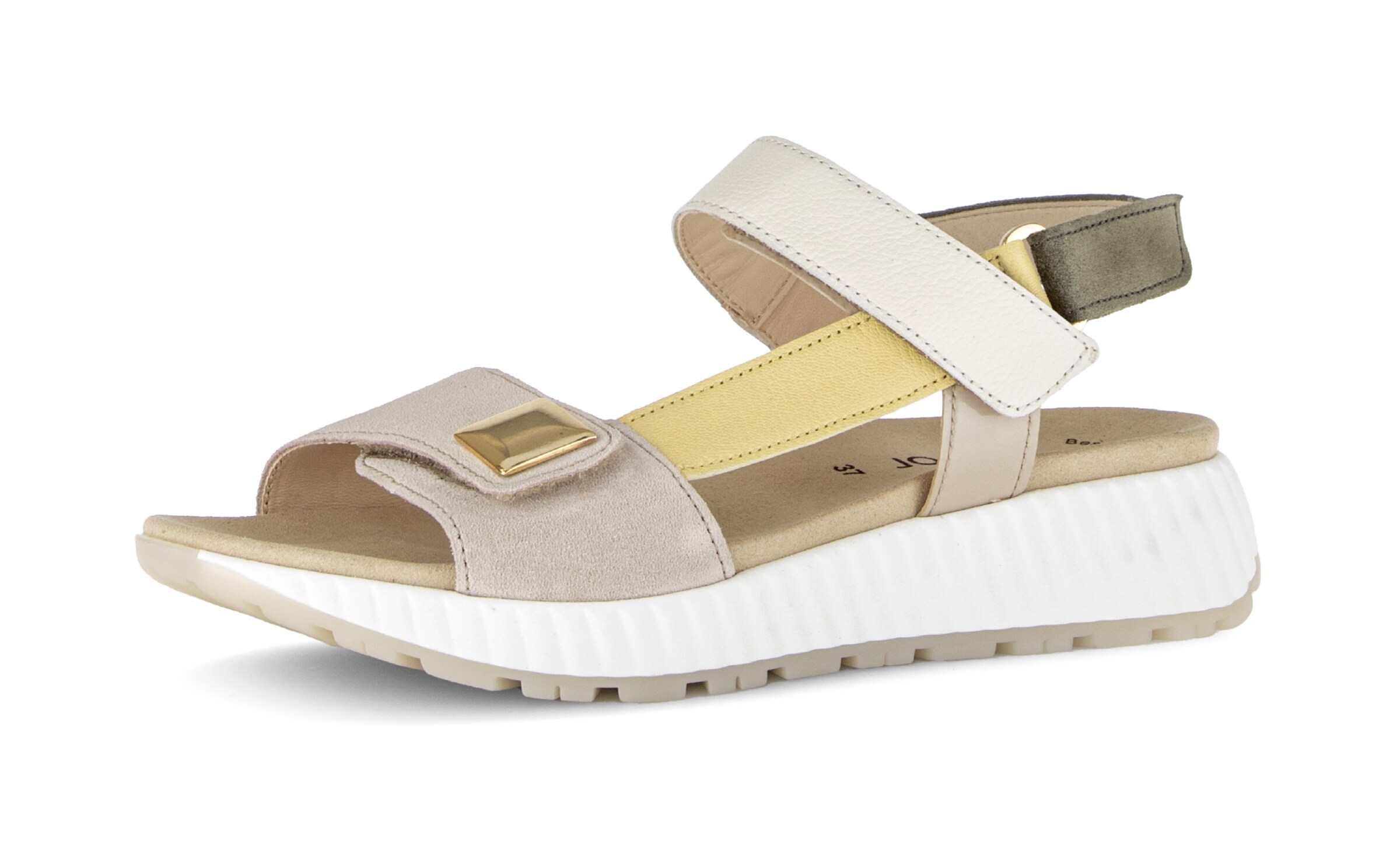 GABOR Sandale in Beige: Vorderseite