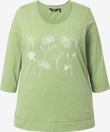 Ulla Popken Shirt in Grün: Vorderseite