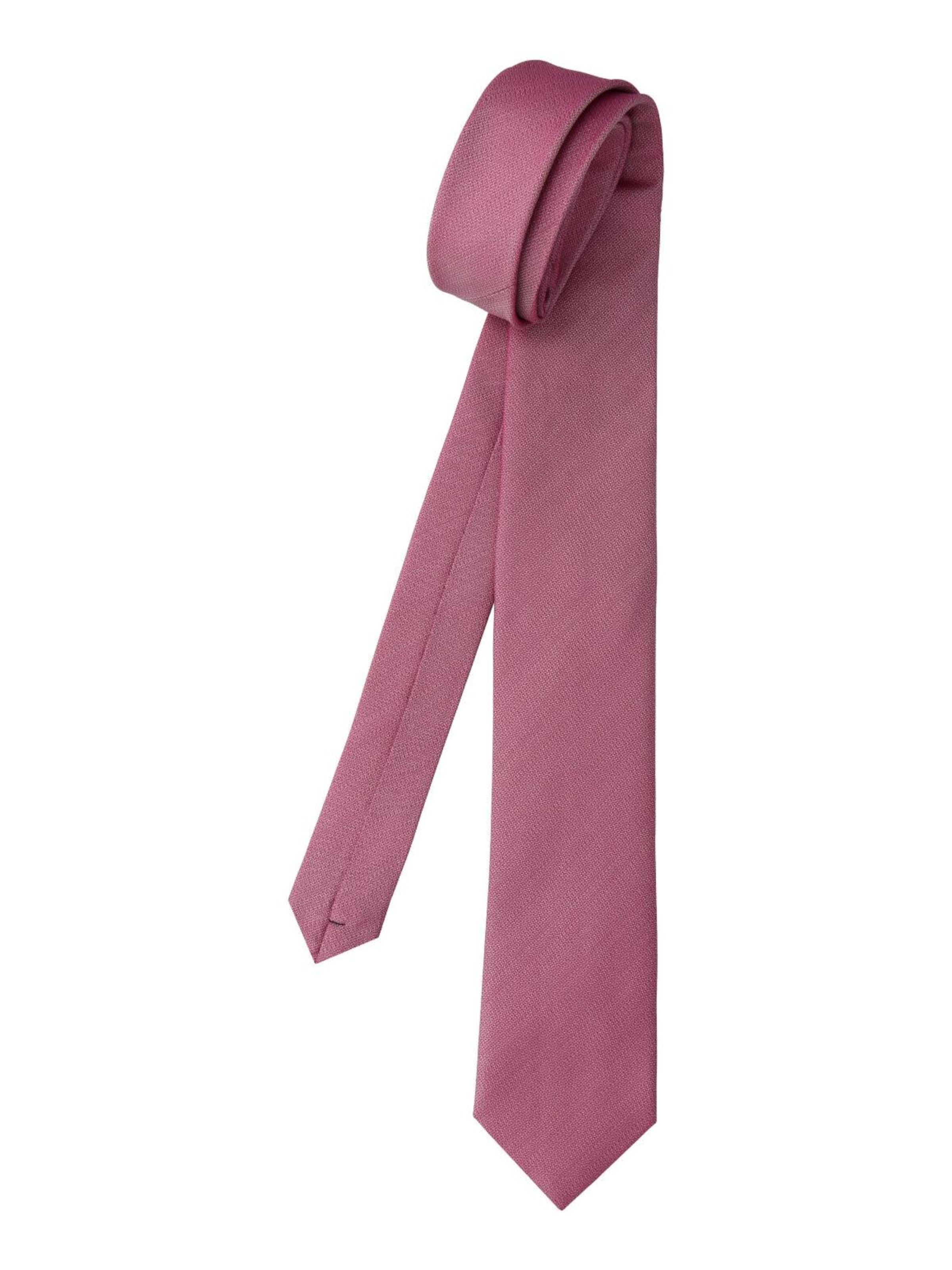 WILLEN Krawatte 'Uni Struktur'‌‌‌‌‌‌ in Pink