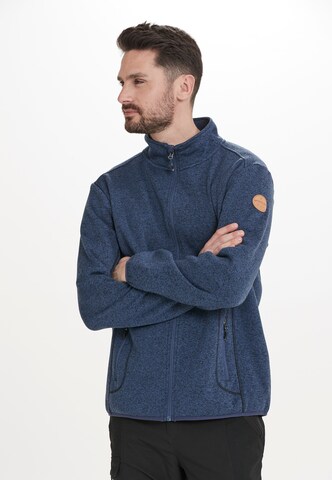 Whistler Fleece jas in Blauw: voorkant